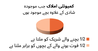 کمیونٹی پراپرٹی بچے شادی کے چارٹ سے باہر